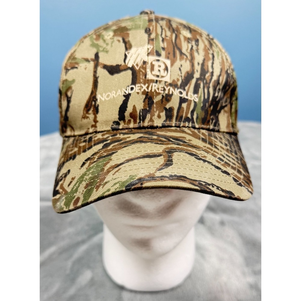 Norandex Reynolds Camo Baseball Cap Mens Snapback Hunting Hat Realtree